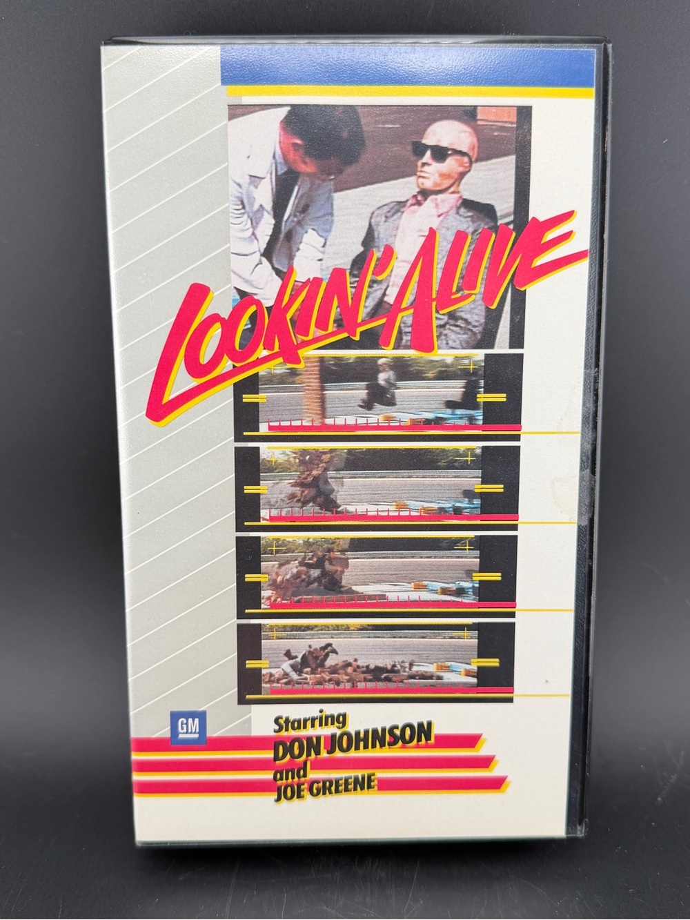 VTG VHS Tape Seat Belt Safety Video DON JOHNSON Joe Greene General Motors GM